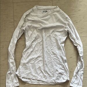 White Long Sleeve Top